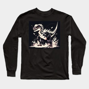 Rex skeleton dinosaur Long Sleeve T-Shirt